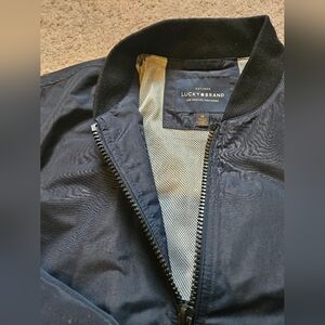 Lucky Brand Black Bomber Jacket